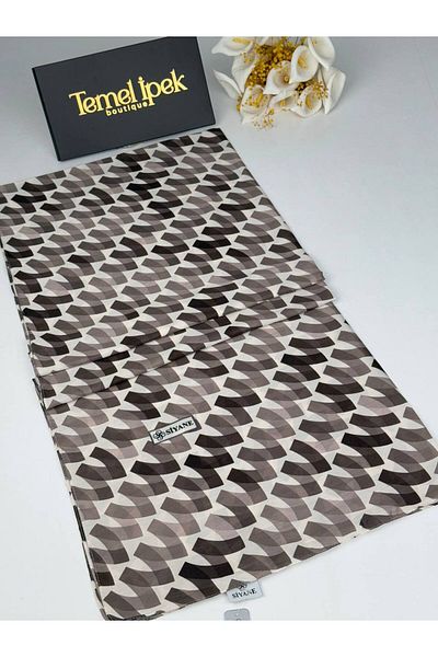 Siyane Σάλι από βαμβακερό ύφασμα με σχέδιο 75x190 cm