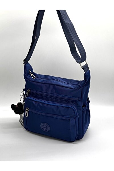 Bevitton Синя водостійка тканина Поштова сумка через плече / 4100