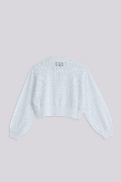 Iceberg Bg Store Girl's White Cardigan
