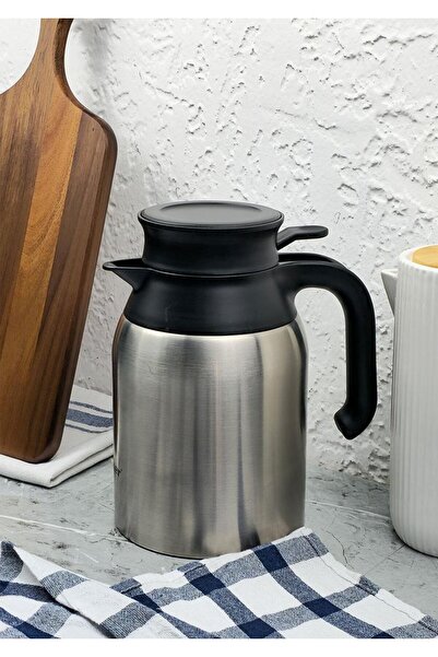 HomeTarz Çelik Termos - Çelik Çay Termosu - 1.5 Litre, 12 Saat