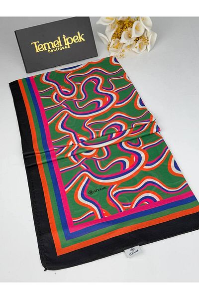 Siyane Patterned Cotton Fabric Shawl 75X190 cm