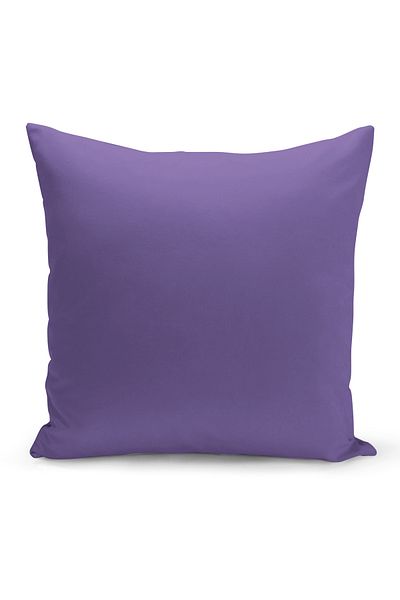 Bertille Home Husă de pernă imprimată digital de culoare solidă (culoare solidă)