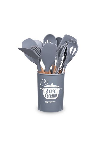 Berlinger Haus Kitchen utensil set 12 pieces dark gray
