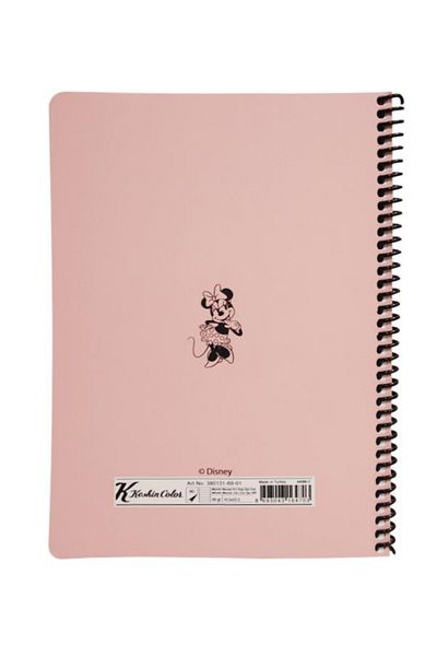 KESKİN COLOR Keskin Color Disney All Eyes On Minnie Striped Notebook 16,5x22,5 80 Sheets