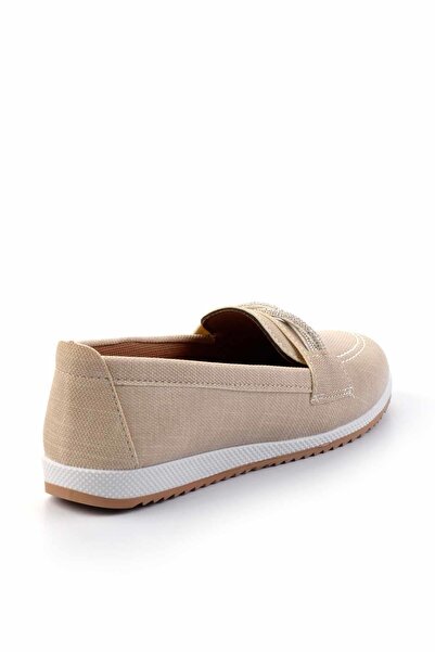 Bambi Vizon Kadın Loafer Ayakkabı K01621111109