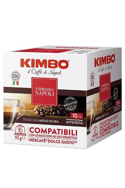 Kimbo Napoli Dolce Gusto Coffee Capsule Compatible Set of 16 (3 Pieces)