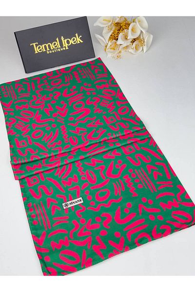 Siyane Patterned Cotton Fabric Shawl 75X190 cm