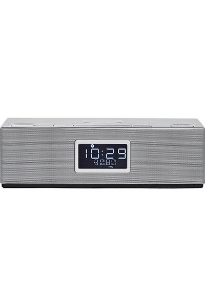 Horizon Horizon HAV-P4200 Clock Radio, 10 W, Bluetooth, USB, AUX, FM Radio (Silver)
