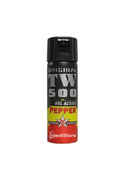 Depox Pepřový sprej IdeallStore, TW-500, gelový, pro sebeobranu, 63 ml