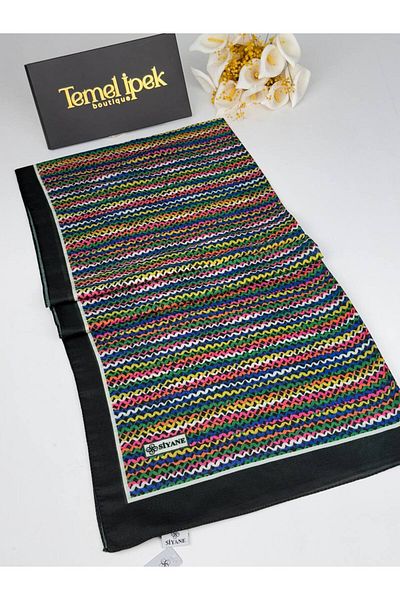 Siyane Patterned Cotton Fabric Shawl 75X190 cm