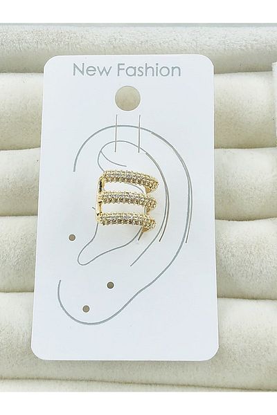 DS DİAMONDSHOP Zircon Stone Stud Earrings Bykkp- 202505677