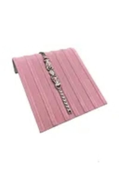 MeGass Dekor Domestic Production Suede Fabric Pink Color 23/16 cm Bracelet Imprint Stand