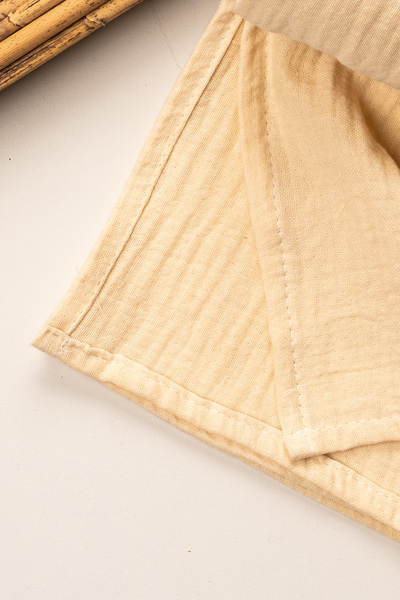 Mai Perla 4 Layer Muslin Organic Cotton 90X90 Natural Baby Kids Blanket