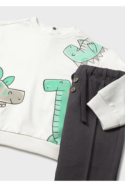 MAYORAL Boy's Dinosaur Printed Seasonal Tracksuit Set