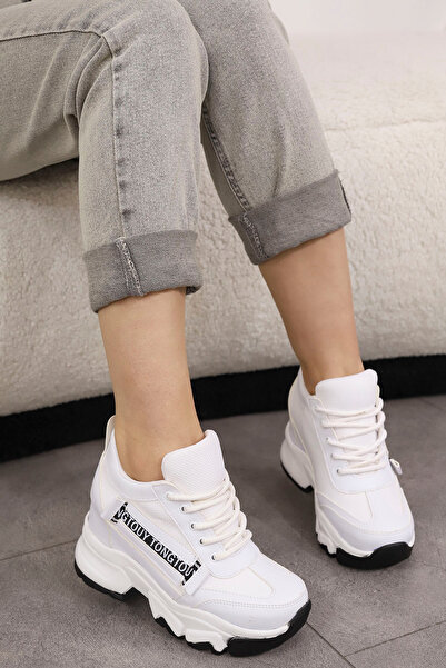 Mamito Ayakkabı Frm 6006 Hidden Heel Lace-Up Sports Shoes