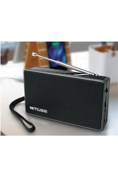 Muse Muse M-030 R portable radio, FM/MW (Black)