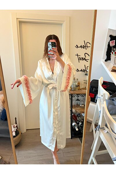 Serbella Luxe Satin Kimono - Long Sleeve with Maternity Shampoo for Better Results with Floral