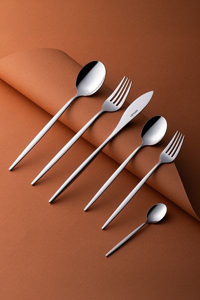 Emsan Hera 72 Piece Luxury 12-Person Melaş-Spoon-Knife Set