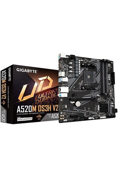 Gigabyte GIGABYTE A520M DS3H V2 motherboard, Socket AM4