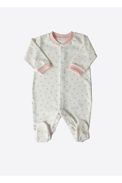 kitikate Organic New Dreams 4-Piece Jumpsuit Set Pink