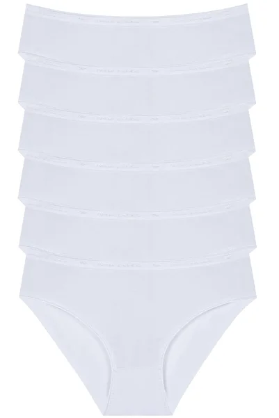 Newlilla Pachet de 6 chiloți pentru femei 1008 Jacquard Elastic Bato