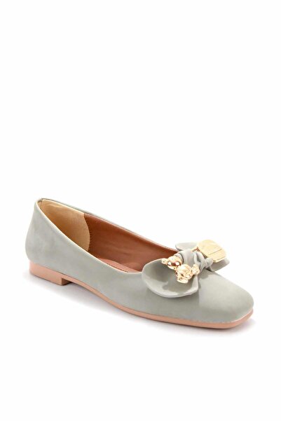 Bambi Su Yeşili Nubuk Kadın Loafer Ayakkabı K01641121401