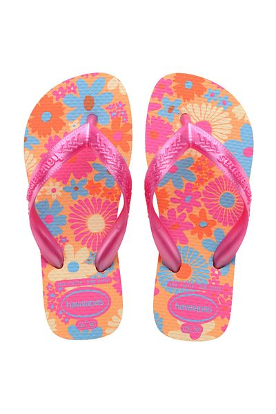 Havaianas Kids Flores Peach Children's Flip Flops
