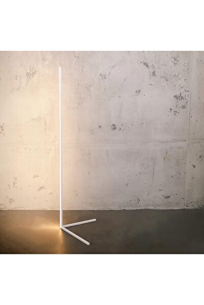 LYCKLY Minimal LED Ayaklı Lamba, Kısılabilir Köşe Lambası, Sıcak Işıklı