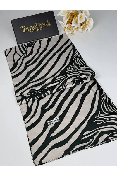 Siyane Σάλι από βαμβακερό ύφασμα Voile με σχέδιο 75x190 cm