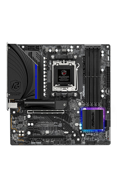 ASROCK Placa de baza ASRock B650M PG RIPTIDE, AM5, DDR5, AMD B650, mATX
