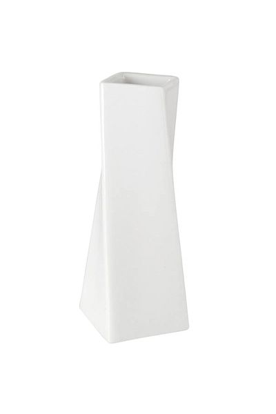 Porland Λευκό βάζο Sprial 14 cm