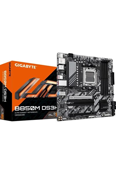 Gigabyte Placa de baza GIGABYTE B850M DS3H, AMD B850, AM5, DDR5, mATX