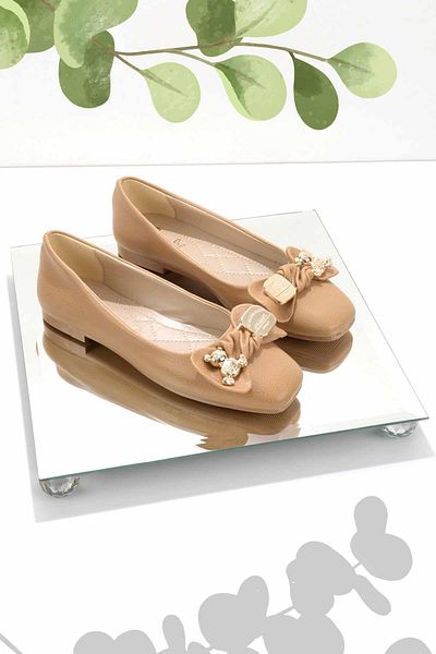 Bambi Camel Γυναικεία Loafer Παπούτσια Κ 01641121409