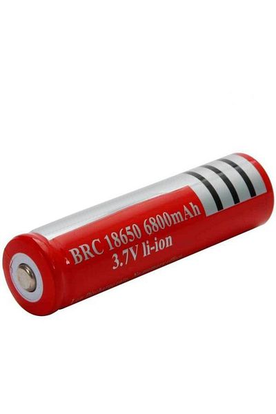 Depox Ideallstore® Battery, Gh 18650, 6800 Mah, 3.7 V, Li-ion, Red