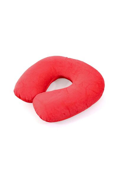 Ella Home Travel pillow 30x29 cm, Polyester, Red