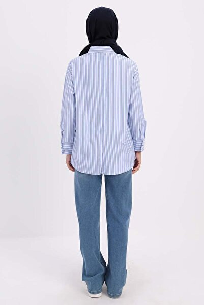 ALLDAY Cămașă cu dungi cu deschidere pe spate și separare 25DX51299AL0