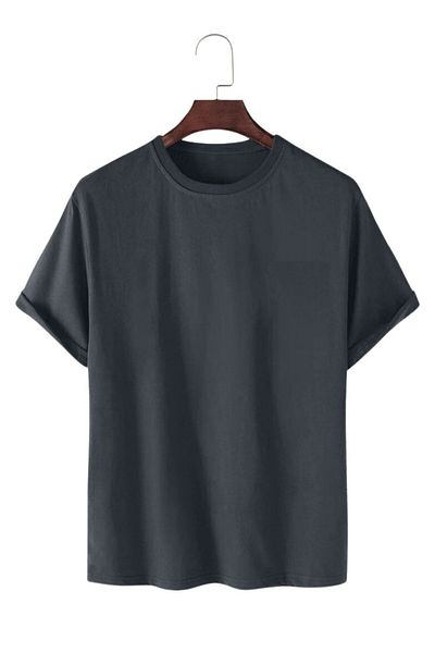 GHASSY CO. Ghassy Co. Unisex κανονική εφαρμογή, βαμβακερή μαλακή υφή, μπλουζάκι με λαιμόκοψη