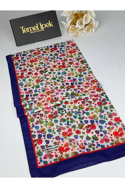 Siyane Patterned Cotton Fabric Shawl 75X190 cm