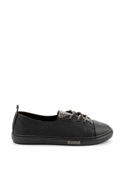 Bambi Schwarz Damen Freizeitschuhe K 01855000109