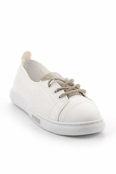 Bambi Bílé dámské boty pro volný čas K01855000109