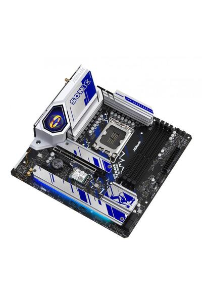 ASROCK AsRock B760M PG Sonic WiFi, LGA1700, 4xDDR5, max 7200MHz, 3xM.2, HDMI, DP, microATX