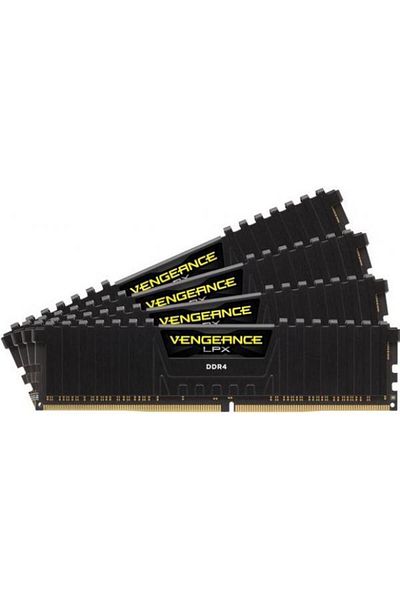 Corsair Memorii Corsair DDR4 Vengeance LPX Black Series 4x4GB, 2666 MHz, 16 CL