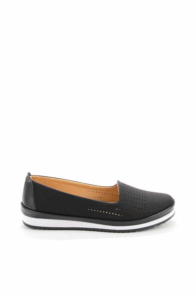 Bambi Damen-Freizeitschuhe aus mattschwarzem Nubukleder K 01621301301