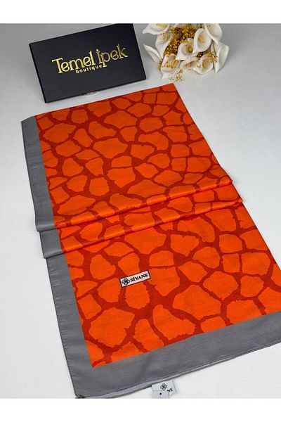 Siyane Patterned Cotton Fabric Shawl 75X190 cm