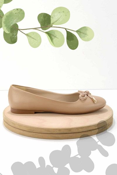 Bambi Nude Women's Ballerinas K01641166809