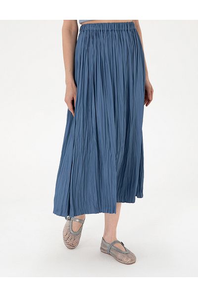 Pierre Cardin Indigo A-Line Woven Skirt 50301213 -Vr028