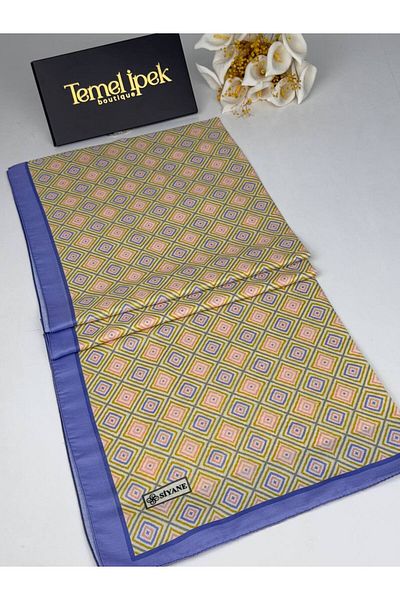 Siyane Patterned Cotton Fabric Shawl 75X190 cm