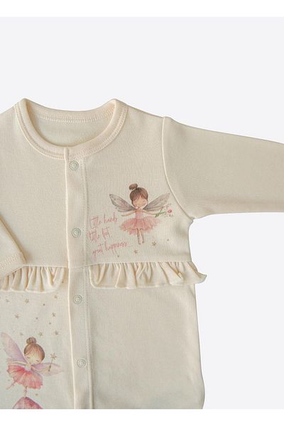 kitikate Natural Organic Fly Booties Jumpsuit