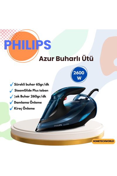 Philips Azur 2600w Buharlı Ütü