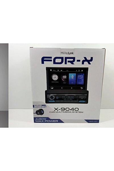 FORX5 X-9040 7inç Uyumlu Indash Teyp Bluetooth Usb Aux 4x60w